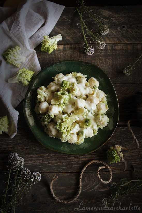 gnocchi di miglio con cavolfiore verde