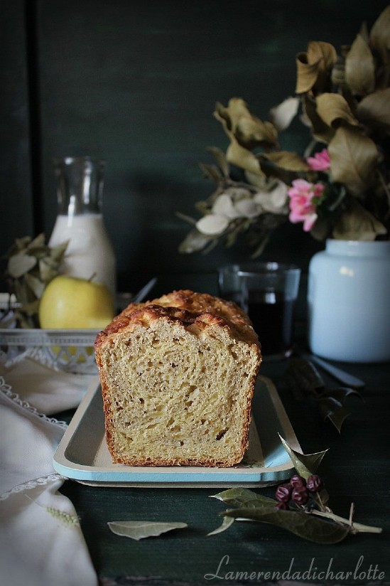 Pan brioche con mele