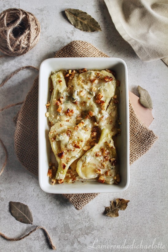 finocchi gratinati al gorgonzola