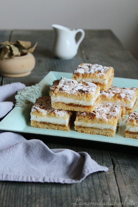 torta con ricotta e marmellata di arance