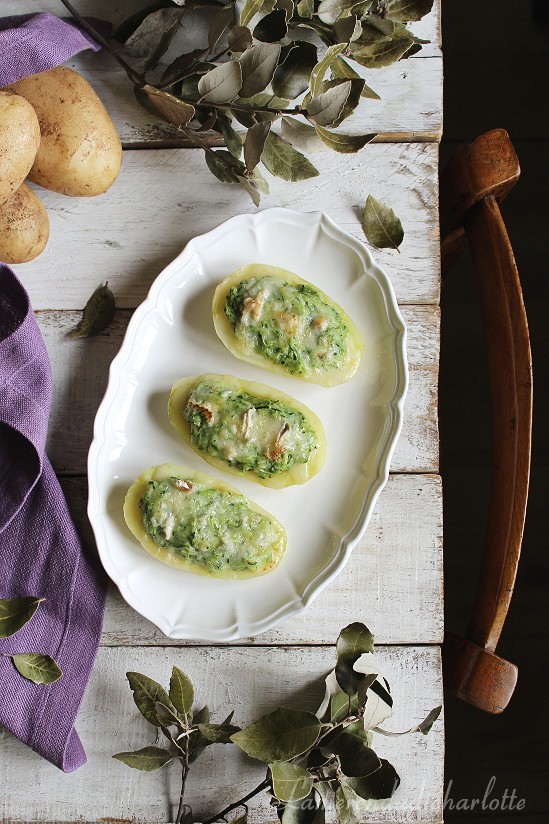 patate ripiene alle zucchine e gorgonzola