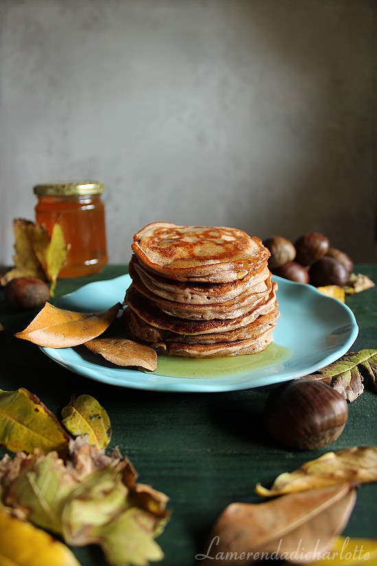 pancake alla farina di castagne