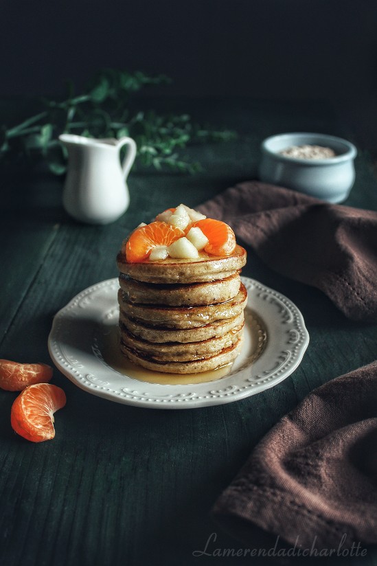 pancakes con avena